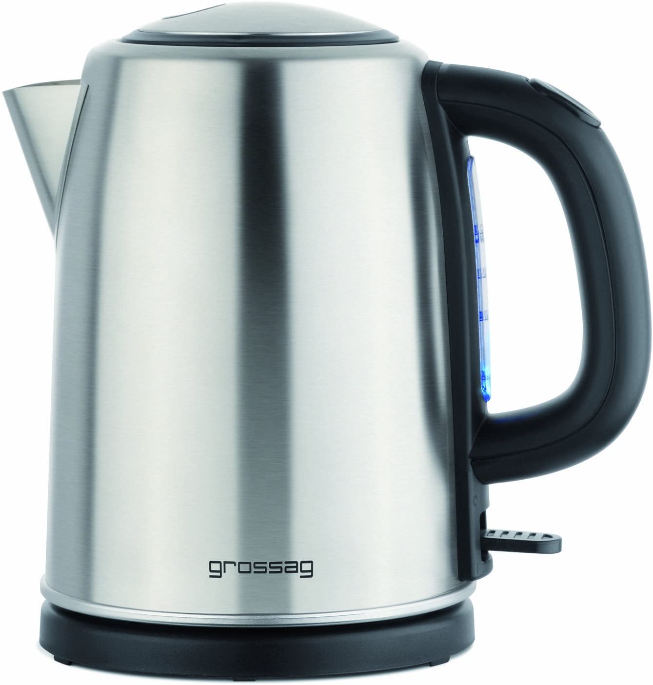 GROSSAG WK 68/Brushed Stainless Steel Jug Kettle, 1.2 Litre, 2000 Watt