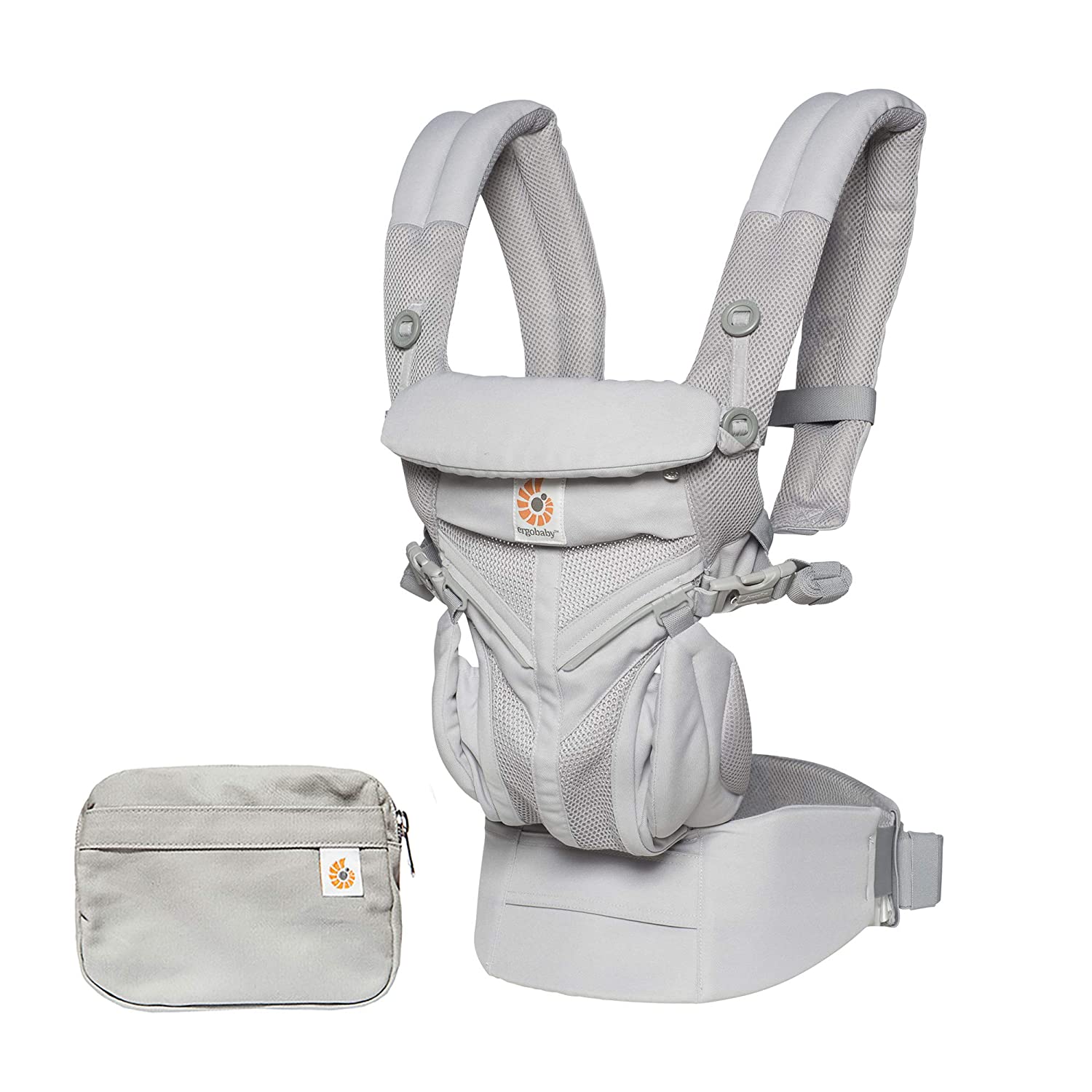 Ergobaby Baby Carrier For Newborns Omni 360 Cool Air Mesh, Pearl Grey