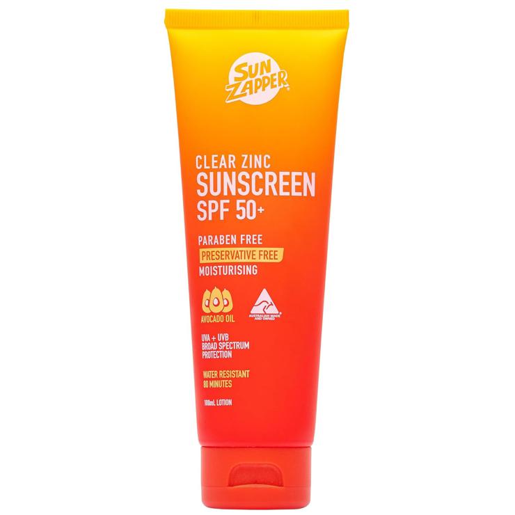 Sun Zapper Sun Protection Cream Clear Zinc Lotion SPF 50+ 100 ml