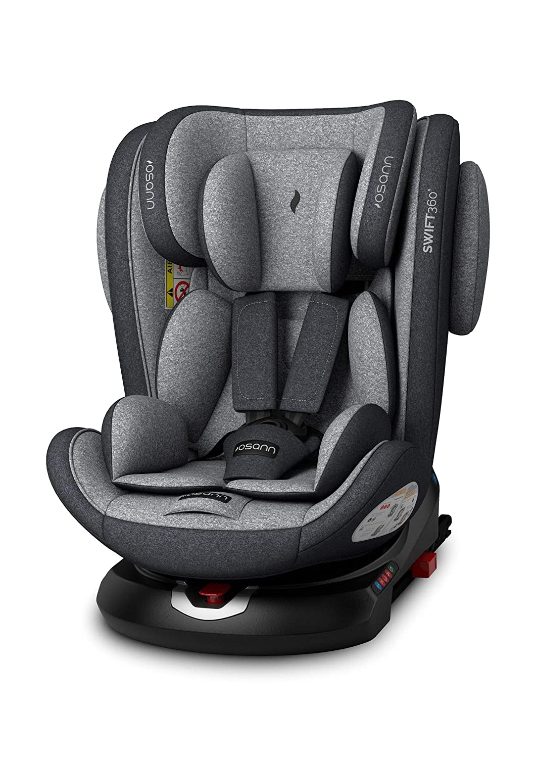 Osann Swift360 Child Car Seat Rotatable Group 1/2/3 (9-36 kg), All Black