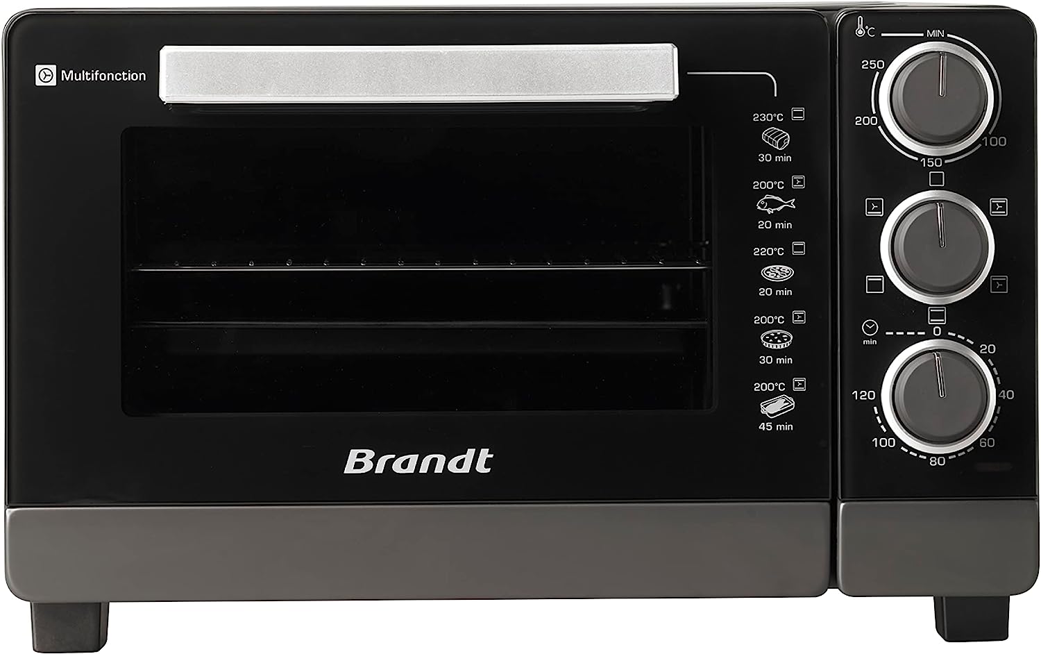 Brandt FC215MB 1380 Watt Mini Oven Mitt/Posable, 21 Litres, Black