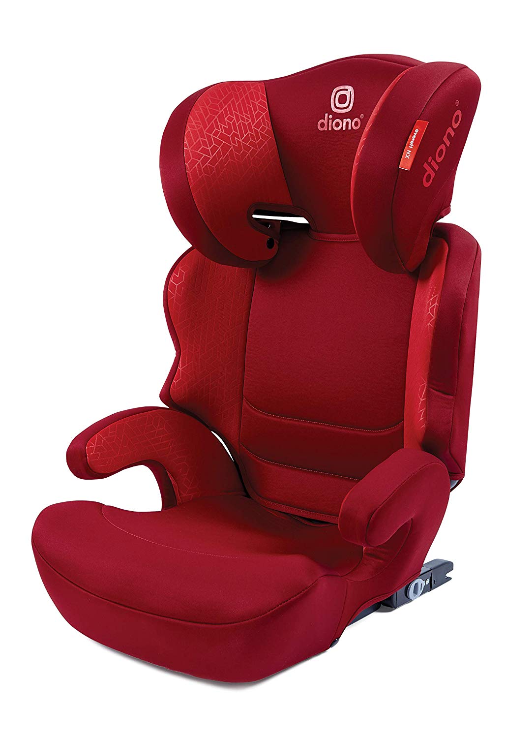 Diono Everett NXT Fixed Extendable High Back Seat Adjustable Headrest with 7 Positions Group 2/3 (15-36 kg and up to 160 cm Height) 4-12 Years Red
