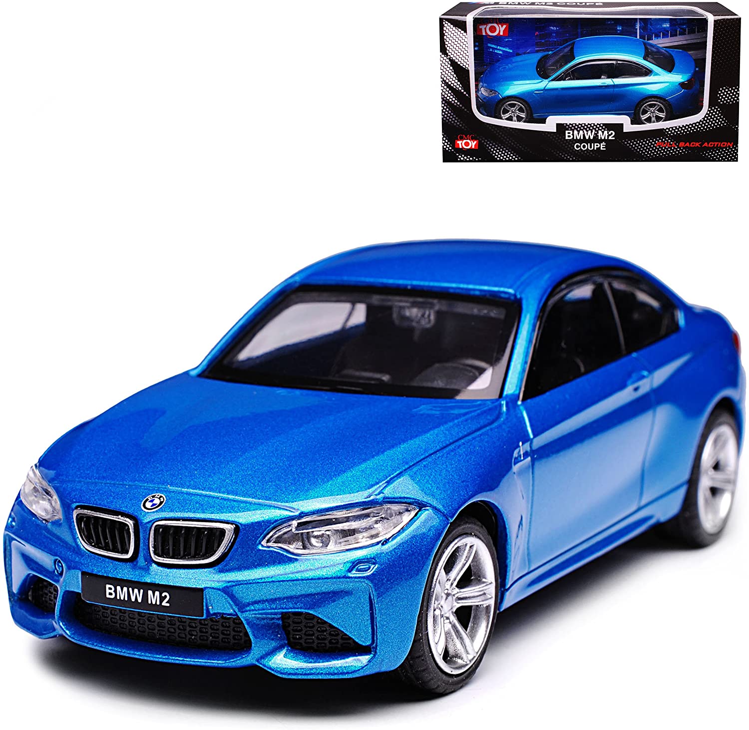 Unknown B-M-W 2 F22 M2 F87 Coupe Blue From 2013 1/43 Cmc Toy Model Car With