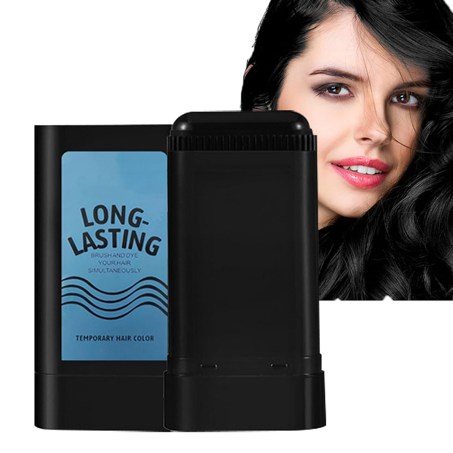 Gray Hair Corrector - Hair Repair Stick 20g Waterproof Root Cream | Temporary Coverage Solution with Integrated Comb Compact Styling Product Travel Use