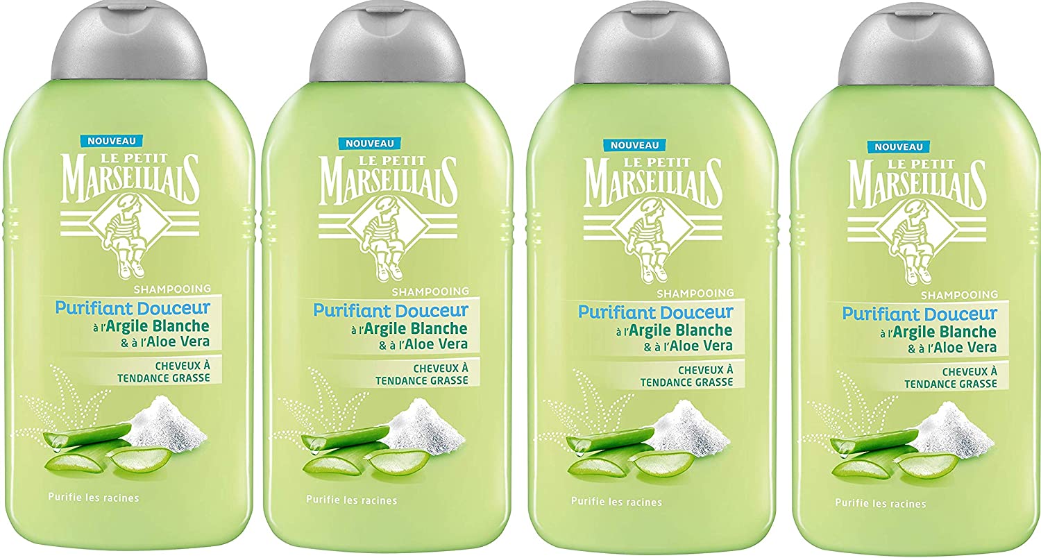 Le Petit Marseillais Shampoo with Natural Sound – White (Pack of 4)