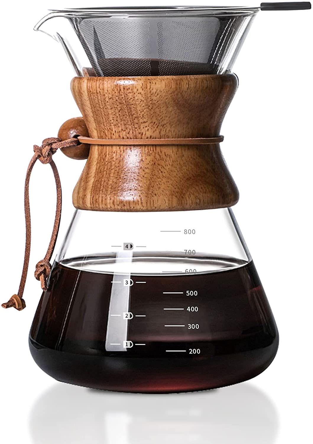 ISKM Manual Pour Over Coffee Maker Coffee Maker Coffee Maker Carafe Coffee 
