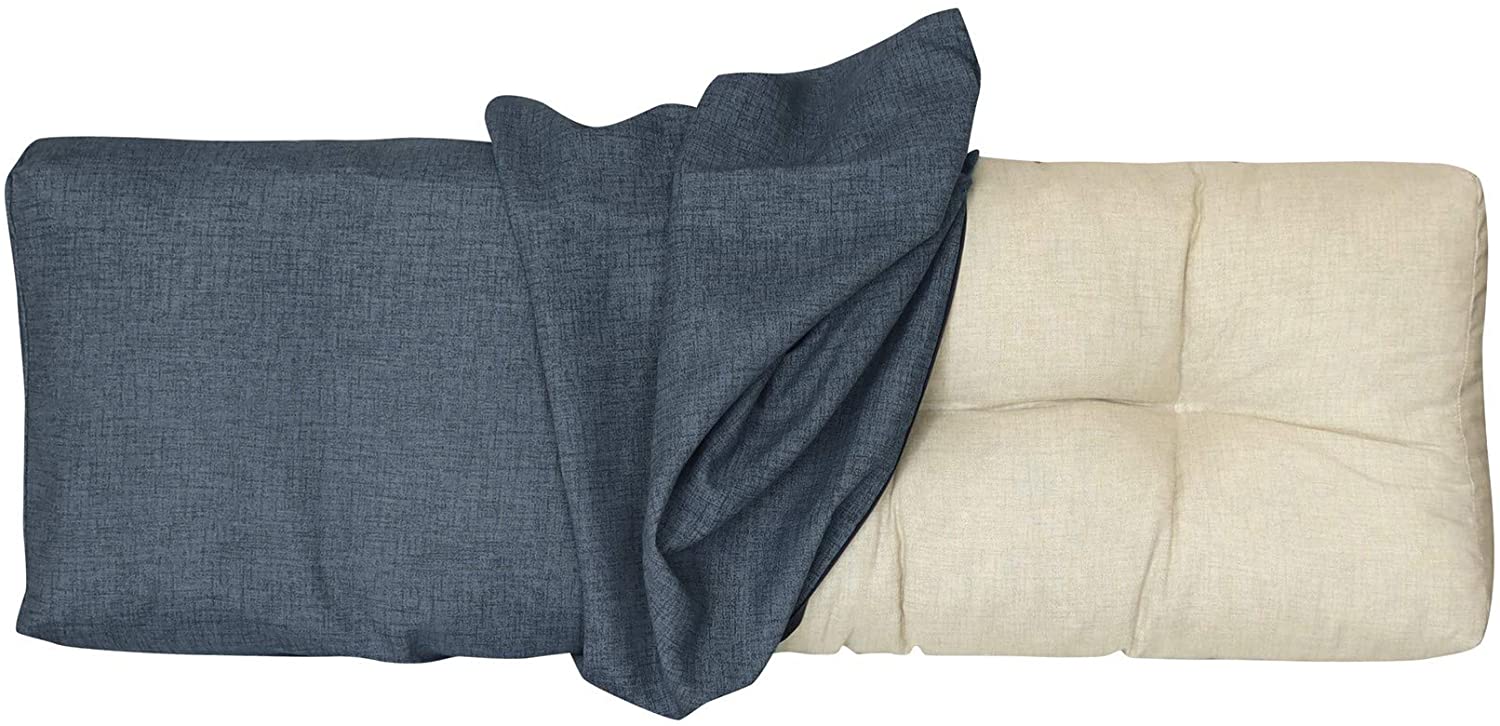 Lileno Home Pallet Cushion Cover, Jeans Colour