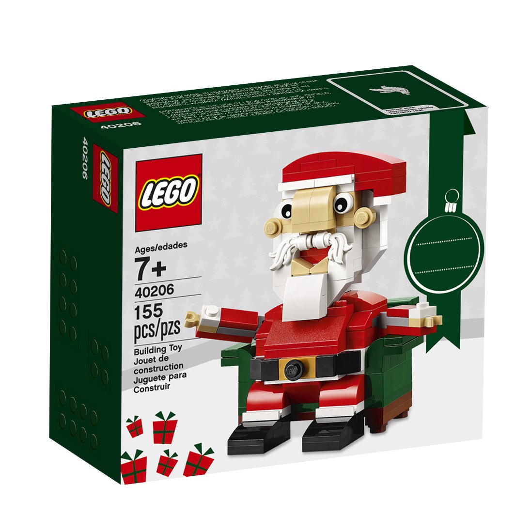 Lego 40206 Santas 155 Pieces Of Each