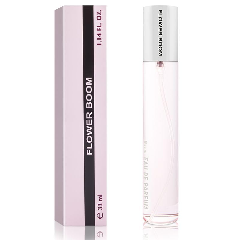 Perfume Women\'s Fragrance Spray - The Inspired Pendant as Eau de Parfum for Drivers and Car - 33 ml Bottle for Handbag & On the Go (Flower Boom)