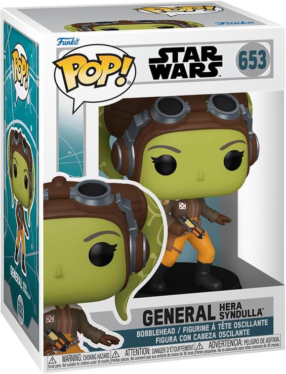 Funko Pop! Star Wars: Ahsoka TV - General Hera Syndulla - Star Wars Ahsoka - Vinyl Collectible Figure - Gift Idea - Official Merchandise - Toys For Children and Adults - TV Fans