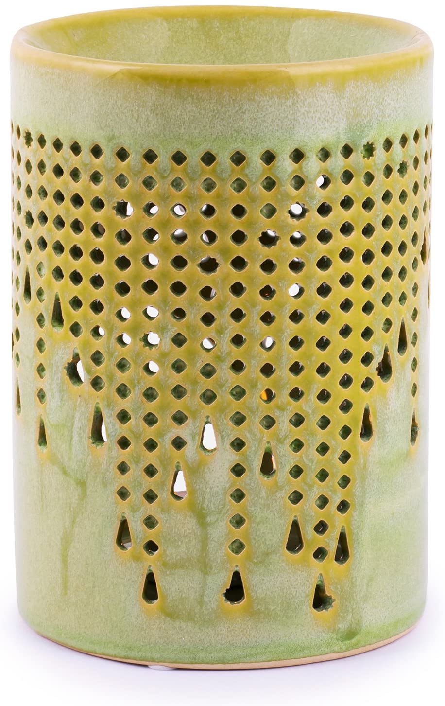 Pajoma Elise Oil Burner Antique Green Ceramic L 9.5 X W 9 X H 12.5 Cm