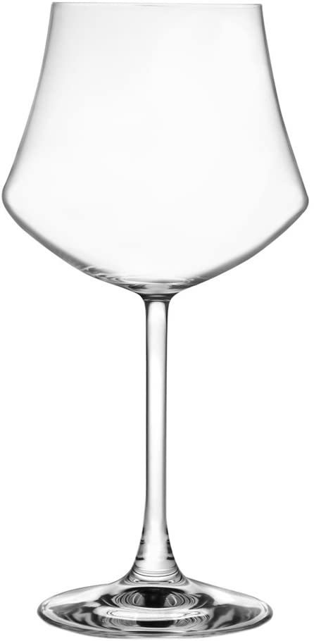 RCR Ego Wine Glasses, Glass Pattern: Clear – Pack of 6 – 49.8 CL