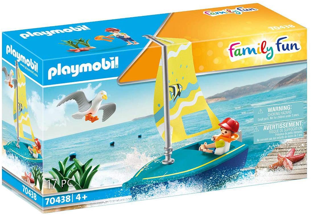 PLAYMOBIL family Fun 70438 Sailing Yarn Floating age 4 Years and above