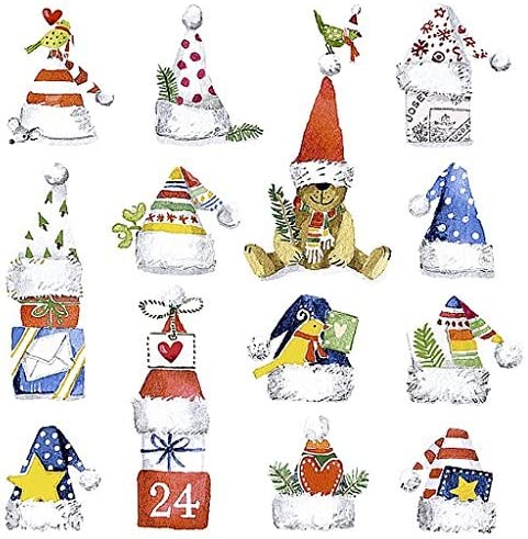 \'20 Napkins – Christmas Design – Various Colours From Broste Copenhagen