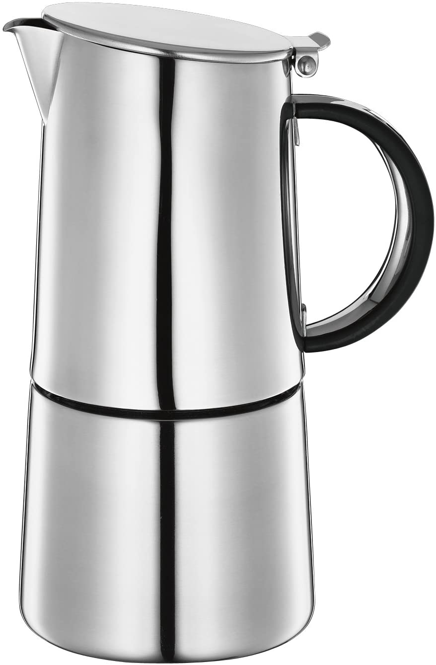 Cilio: Nabucco 4 Cup Stove Top Espresso Coffee Maker in Stainless Steel, Induction