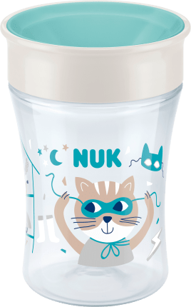 NUK Mug Evolution Magic Cup turquoise, 230ml, 1 pc