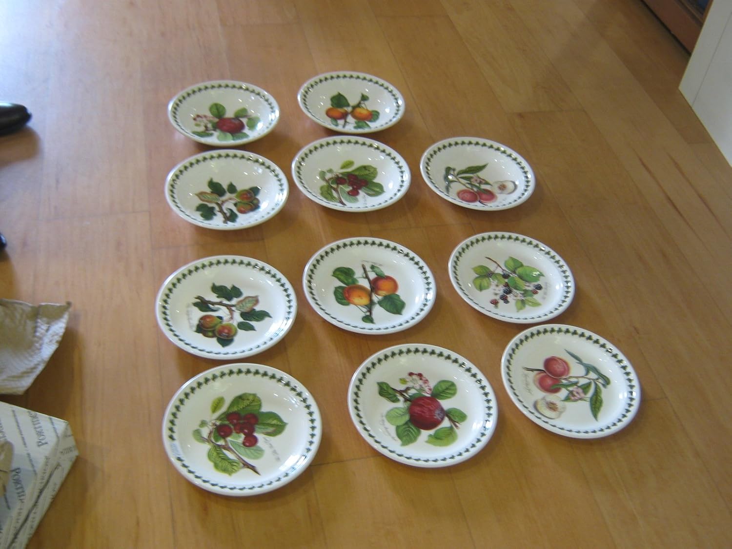 PORTMEIRION Pomona set of 12 pieces: 6 flat plates 27-6 cm deep 22 cm)