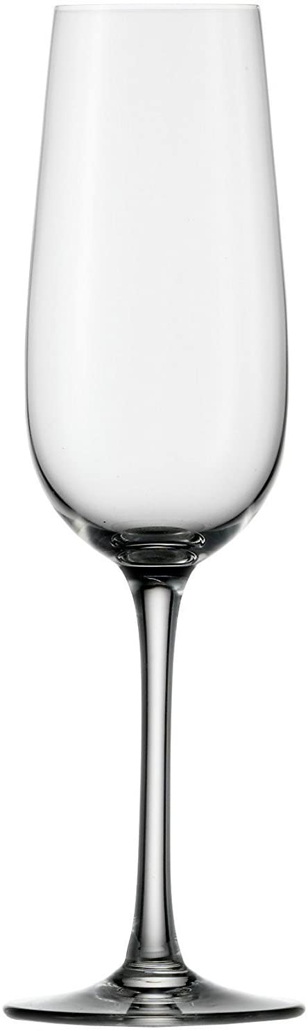 STÖLZLE LAUSITZ Weinland Champagne Glasses 200 ml I Sparkling Wine Glasses Set of 6 Crystal Glass I Champagne Glasses Dishwasher Safe I Shatterproof I Like Mouth-Blown I Highest Quality