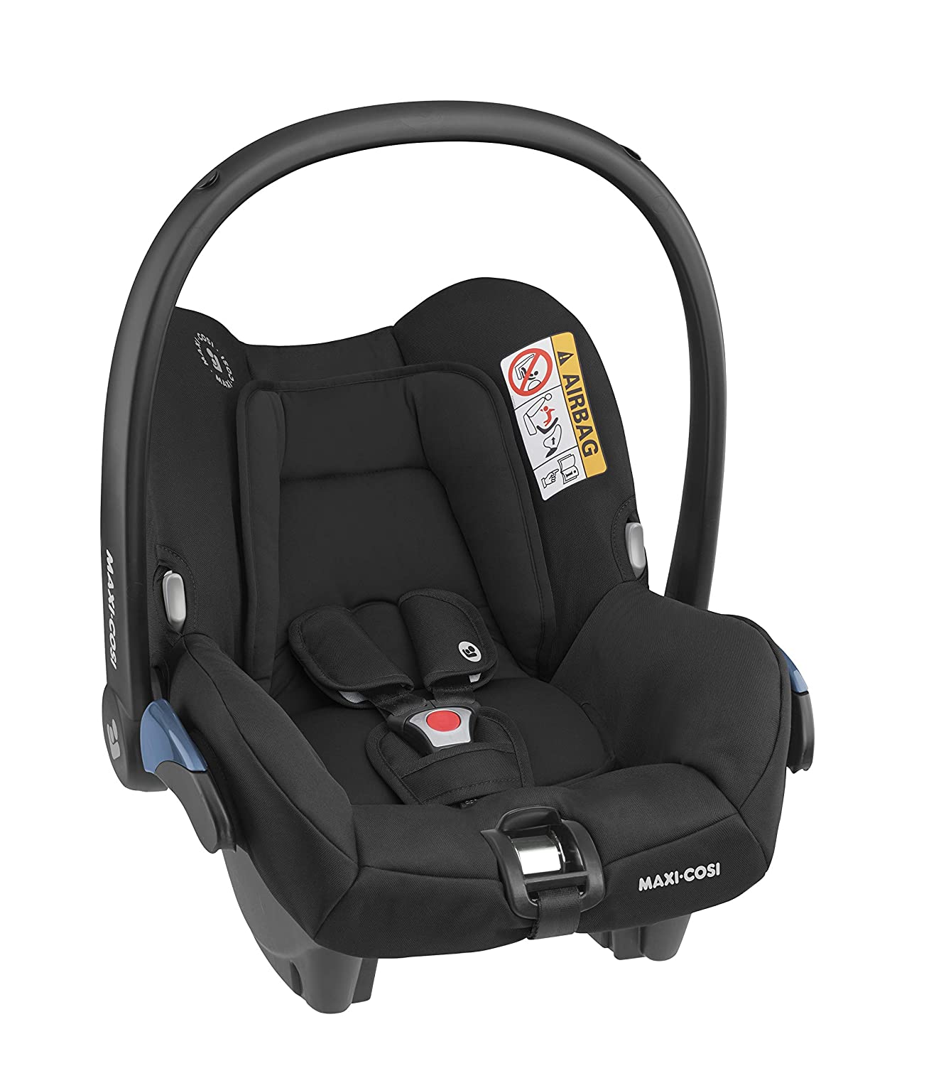 Maxi-Cosi Citi Baby Car Seat, Feather-Light Group 0+ Car Seat (0-13 kg), Can be Used from Birth to Approx. 12 Months, Essential Black, Black