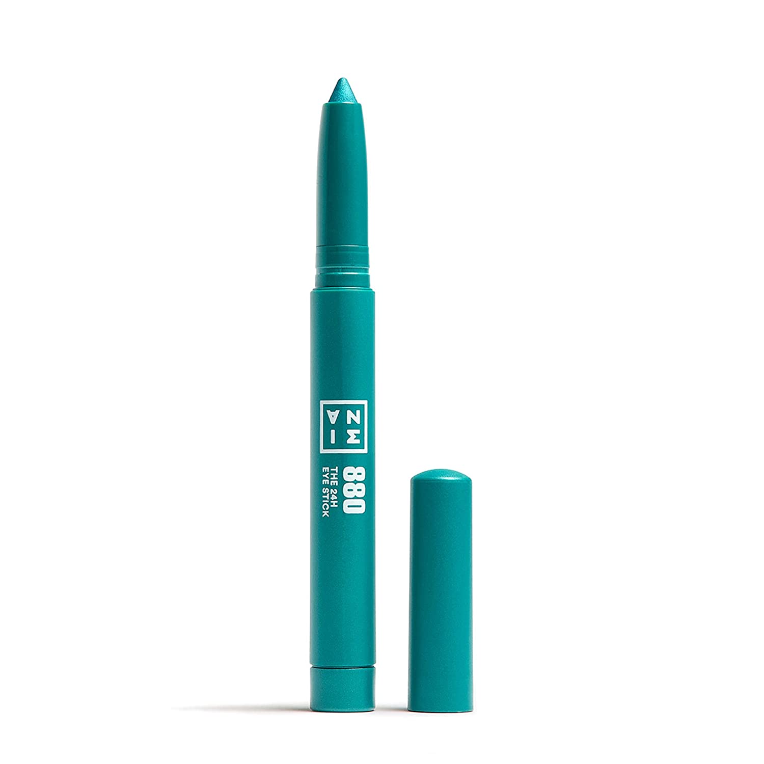 3INA MAKEUP - Vegan - Cruelty Free - The 24H Eye Stick 880 - Turquoise - 24H Waterproof Formula - Creamy Texture - Eyeshadow Pen - Highly Pigmented - Quick Drying - Matte Shimmer Metalic, ‎turquoise