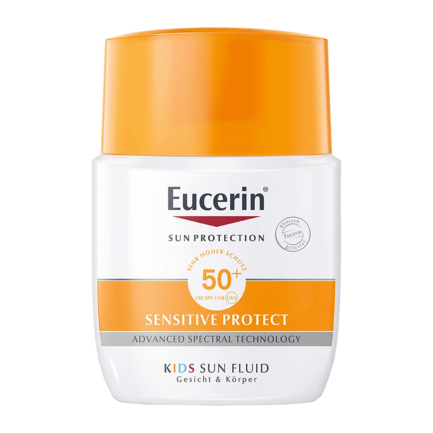 Eucerin Sun Kids Fluid SPF 50+ for Travel, 50 ml