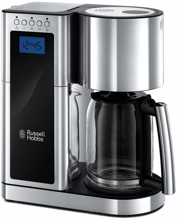 Russell Hobbs Elegance 23370-56 Digital Coffee Machine Stainless Steel Time