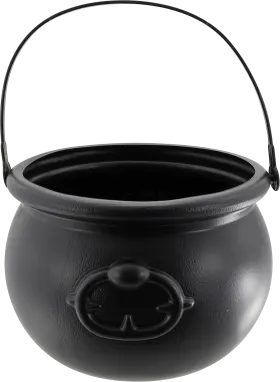 Decorate & furnish witch's cauldron, black, 1 pc