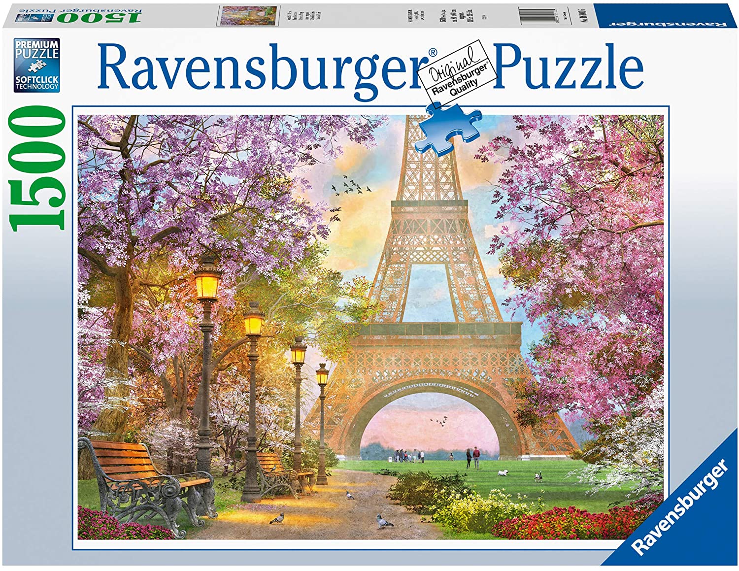 Ravensburger Puzzle 16000 1,500 Pieces In Love In Paris