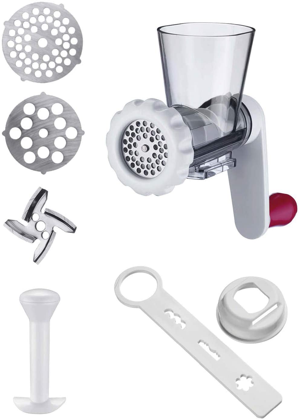 Westmark Meat grinder attachment with 2 perforated discs and biscuit attach