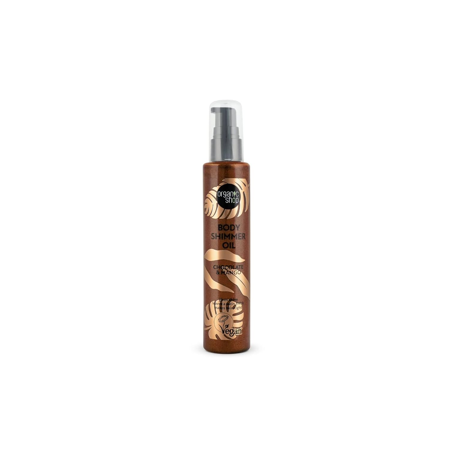 Organic Shop Body Shimmer Oil Chocolate & Mango 100ml