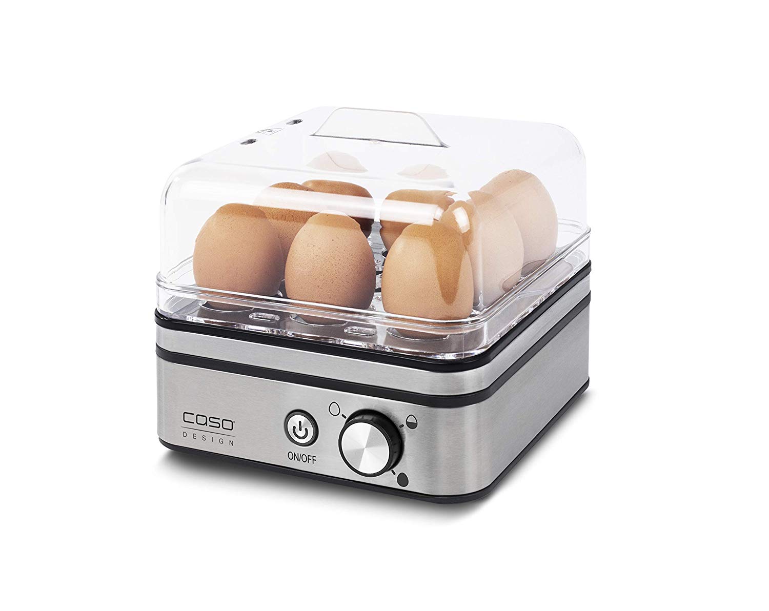 Caso Egg Cooker And Steamer, Silver