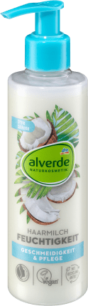 alverde NATURKOSMETIK Coconut moisturizing hair milk, 200 ml