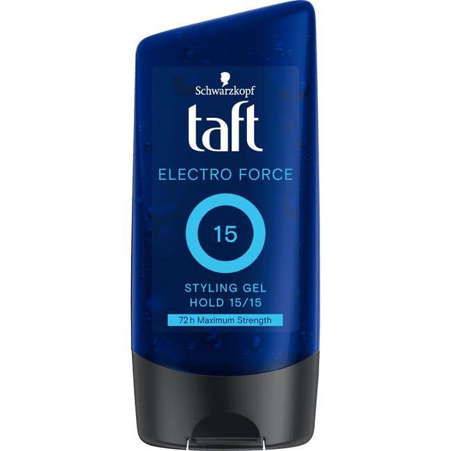 Pack of 6 - Schwarzkopf Taffeta Power Gel - Electro Force Hold 15 - Tube 150 ml