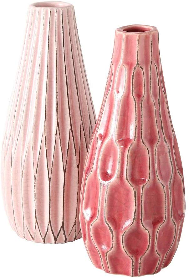 Boltze B.O.L.T.Z.E 2 X Lenja Vase Earthenware Height 24 Cm