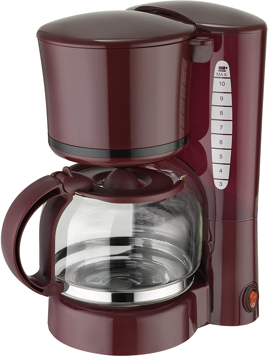 Efbe-Schott SC KA 1080 WR UP TO 10 Cup Coffee Machine in Elegant Wine