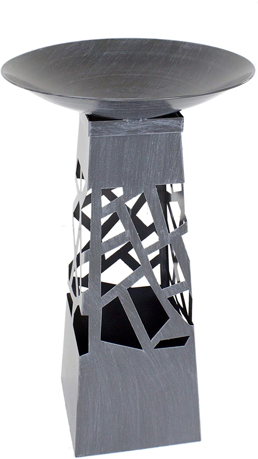 Metal Decorative Pillar Silver