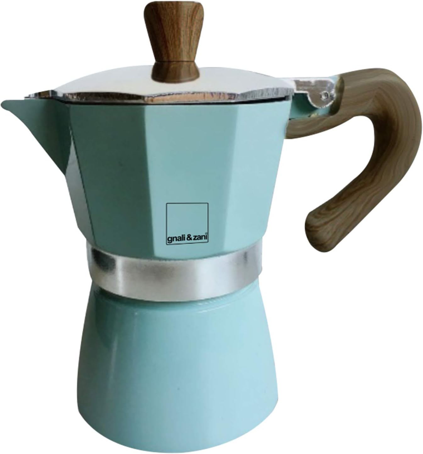 gnali&zani EZ 003/IND/BLU Venezia Coffee Maker 3 Cups Induct Lt Blue