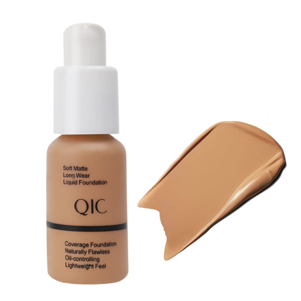 MAYEON Liquid Foundation Soft Matte Liquid Foundation with Full Coverage Oil Control Flawless 24HR Waterproof Concealer Foundation (Sand#05), ‎sand#05