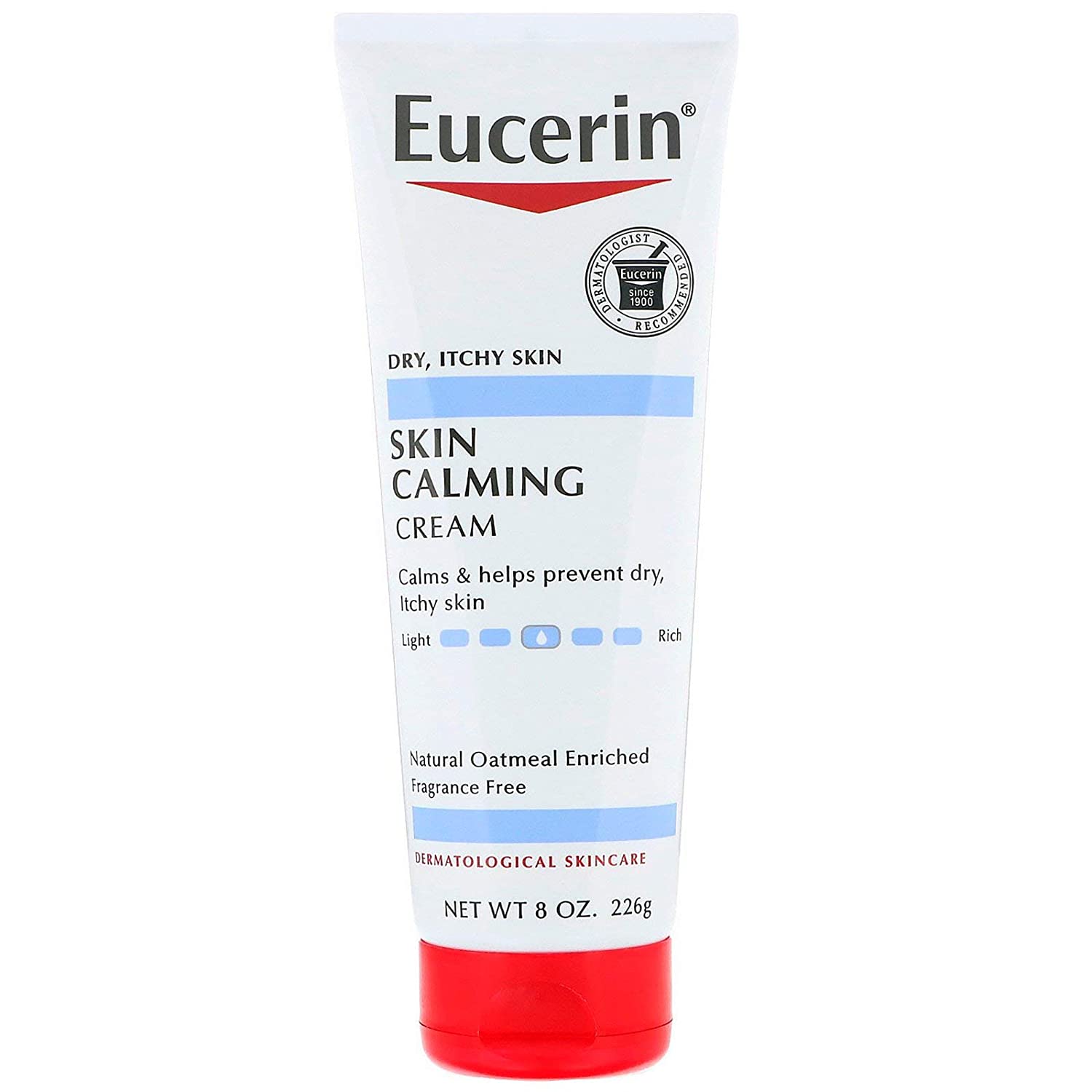 Eucerin Dry Skin Therapy Calming Creme – 8 oz (226 g) by Eucerin (English Manual)