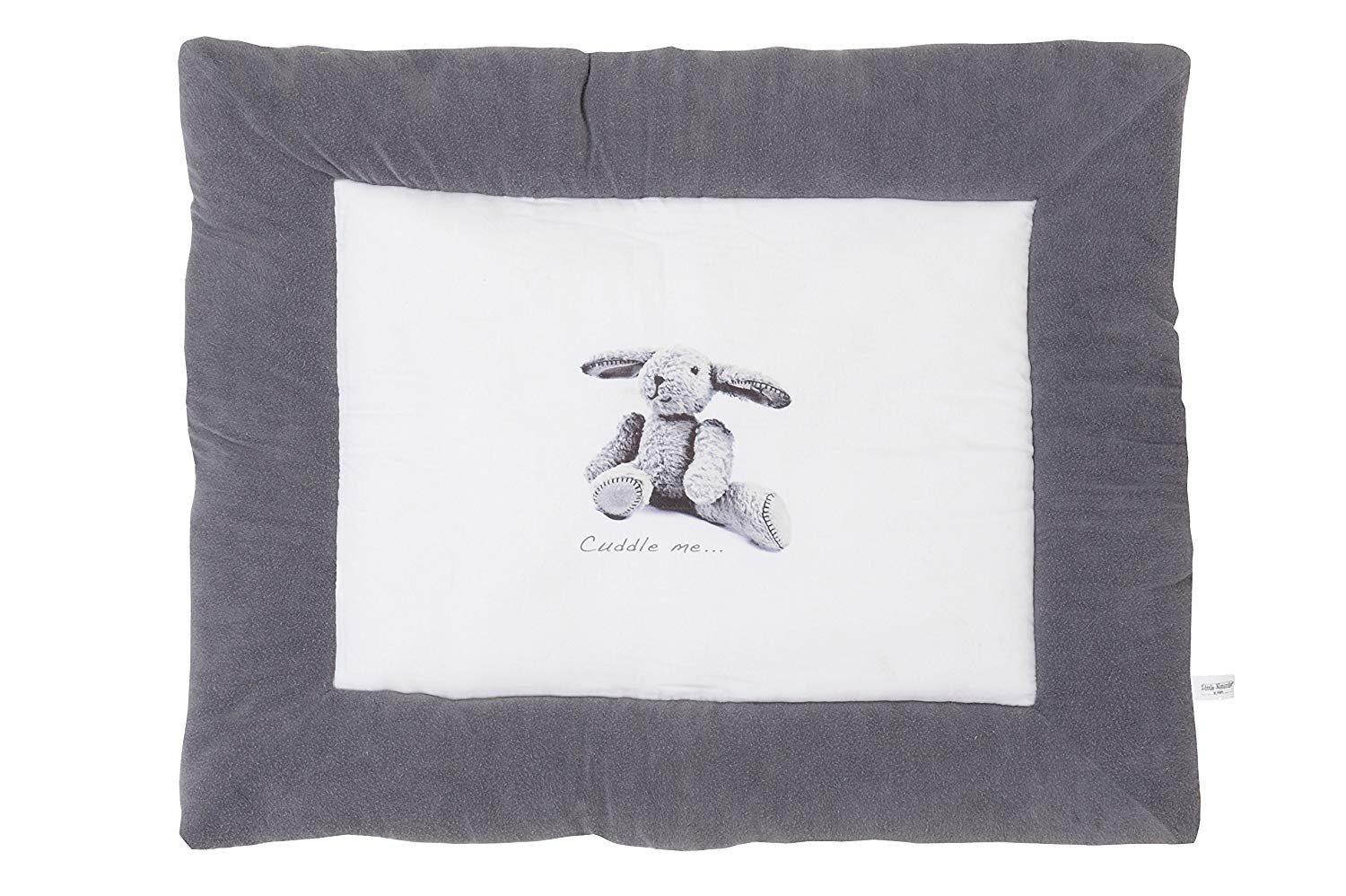 Little Naturals 017 513 64951 Crawling Blanket 80 x 100 cm, Bunny Grey