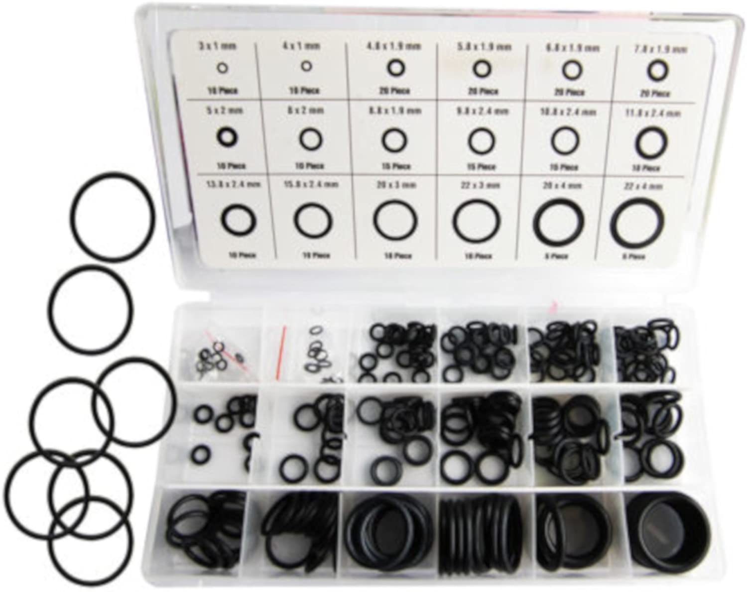 O Rings 225 Pieces Assorted Sealing Ring Set