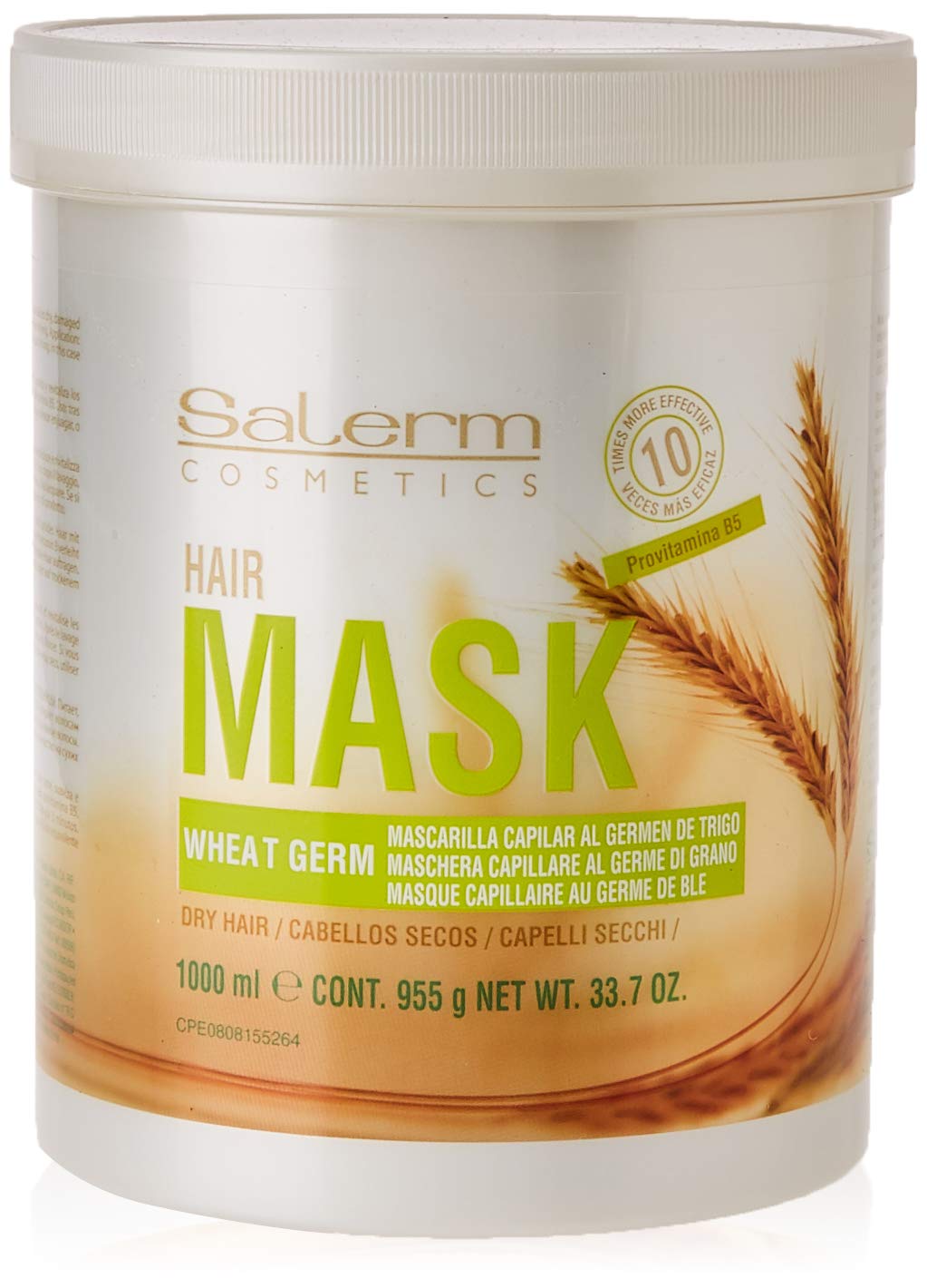 Salerm Cosmetics Salerm MASCARILLA CAPILAR 33.7 oz/liter by Salerm Wheat Germ Conditioning Treatment Mask