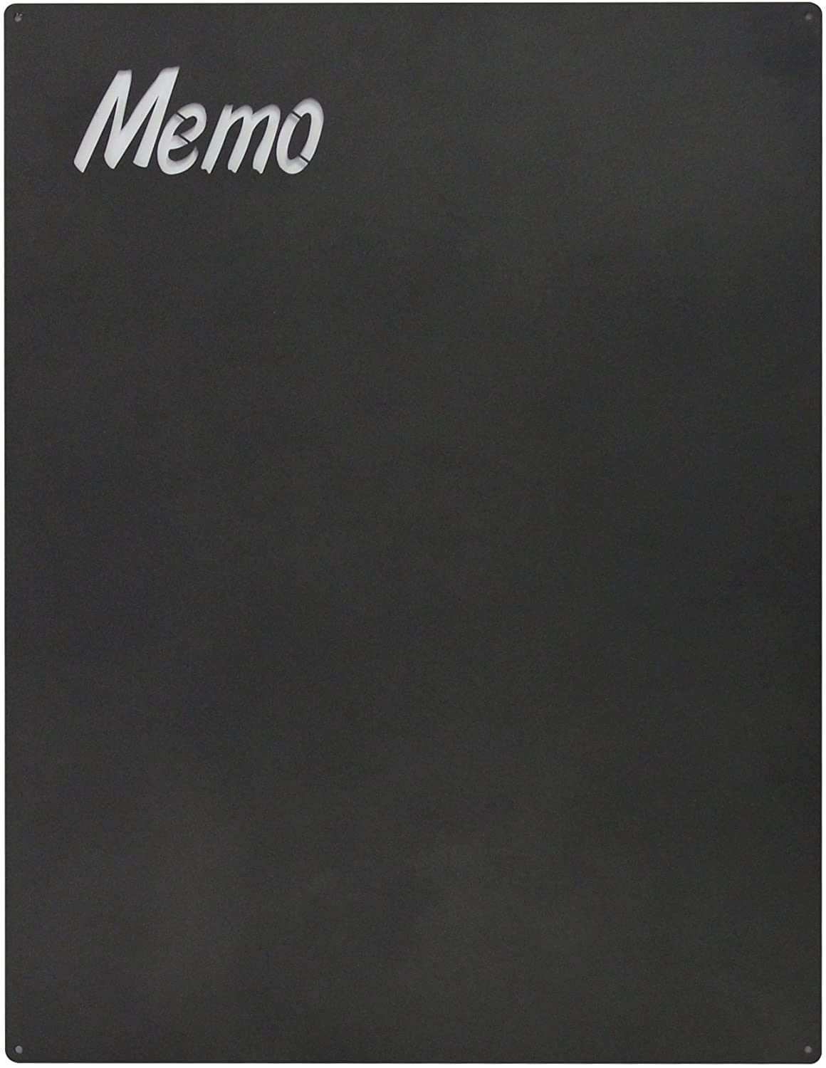 Kalamitica Memo Magnets, Metal, Charcoal Grey, 74 x 57 x 0.12 \"