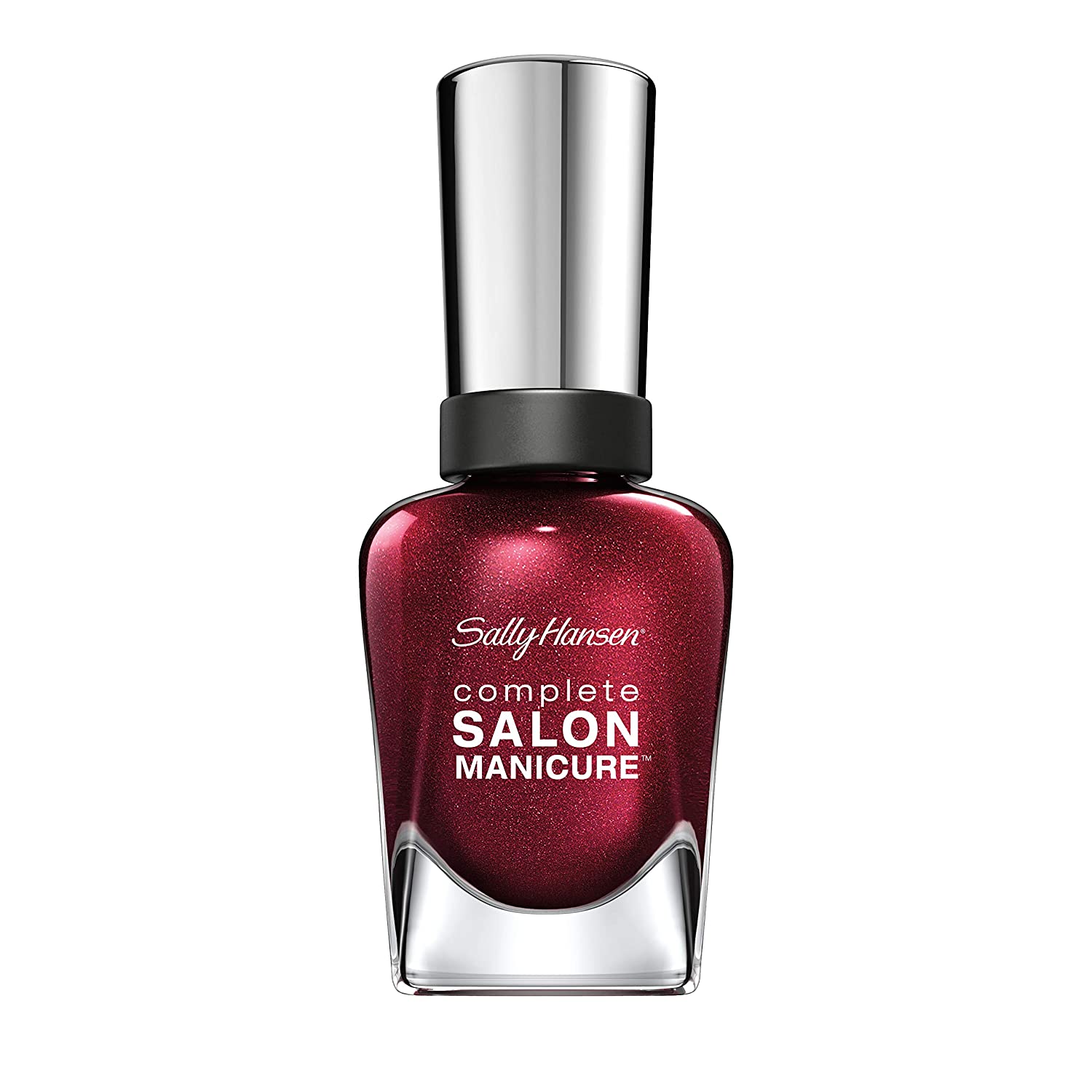Sally Hansen Complete Salon Manicure Nail Polish Colour 565 Aria Red Raspberry / Red 15 ml, ‎red