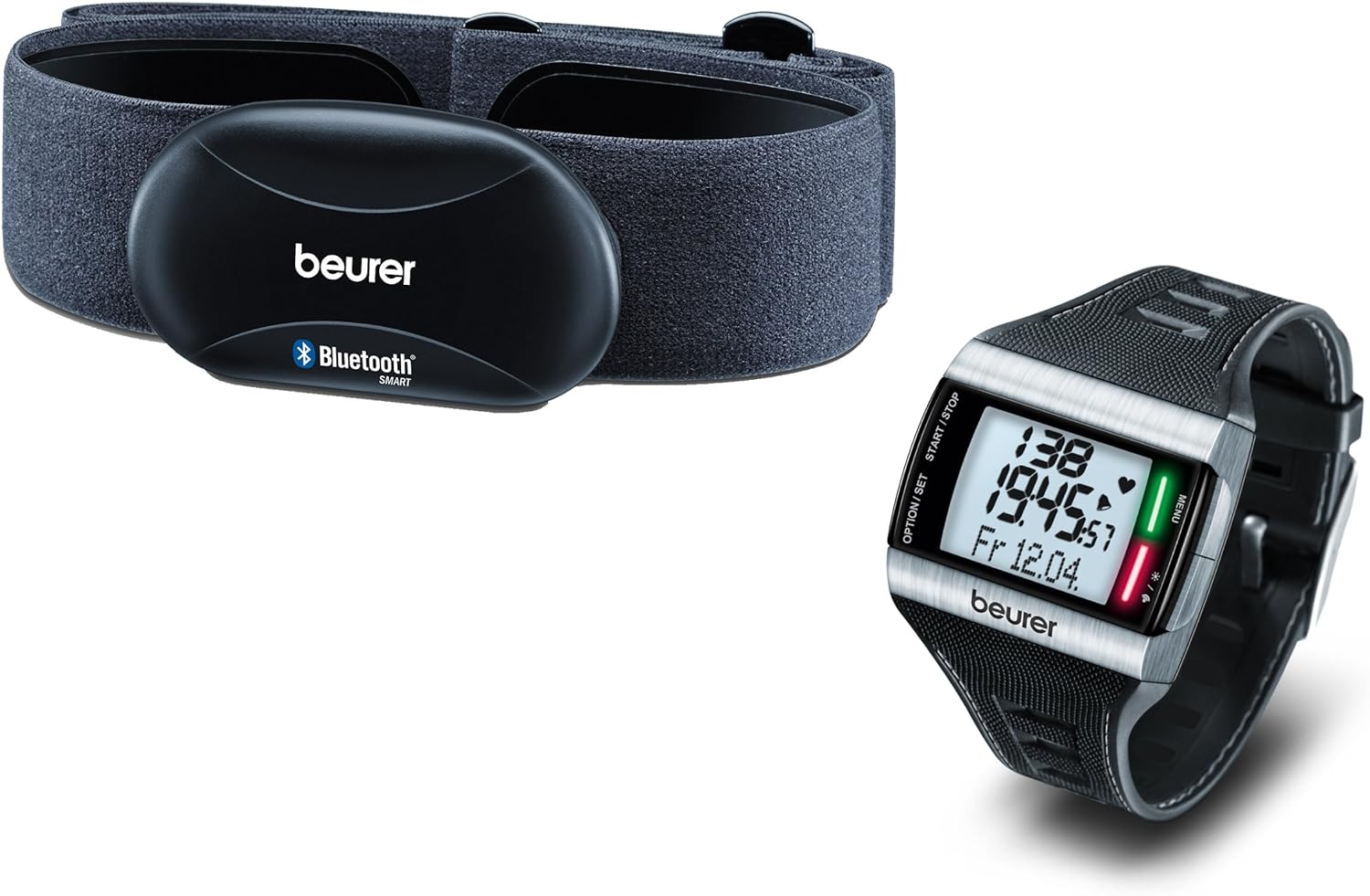 Beurer Onpack: Heart Rate Monitor with Smartphones and Heart Rate Monitor Smartphones & Heart Rate Monitor, Grey