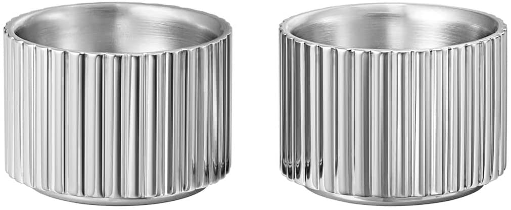 Georg Jensen Bernadotte Egg Cups, Stainless Steel
