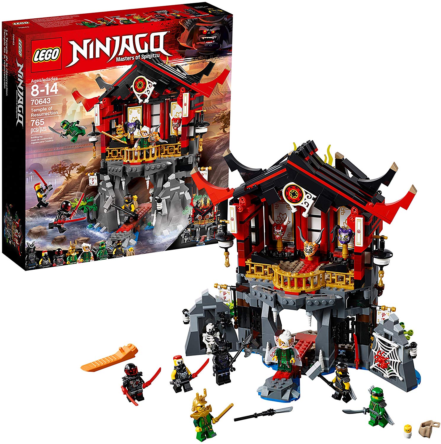 LEGO 70643 Ninjago Temple of Resurrection Construction Kit (765 Pieces)
