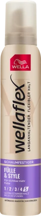 wellaflex Foam-resistant fullness & Style Ultra strong hold, 200 ml