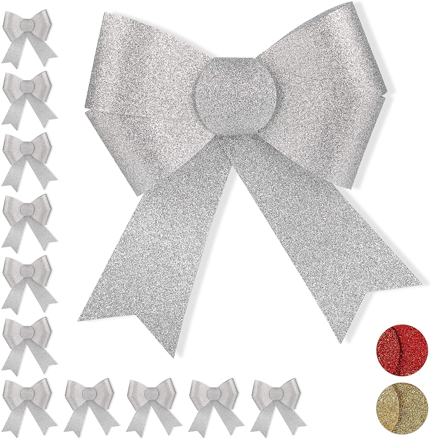 Relaxdays Giant Bow Set Red