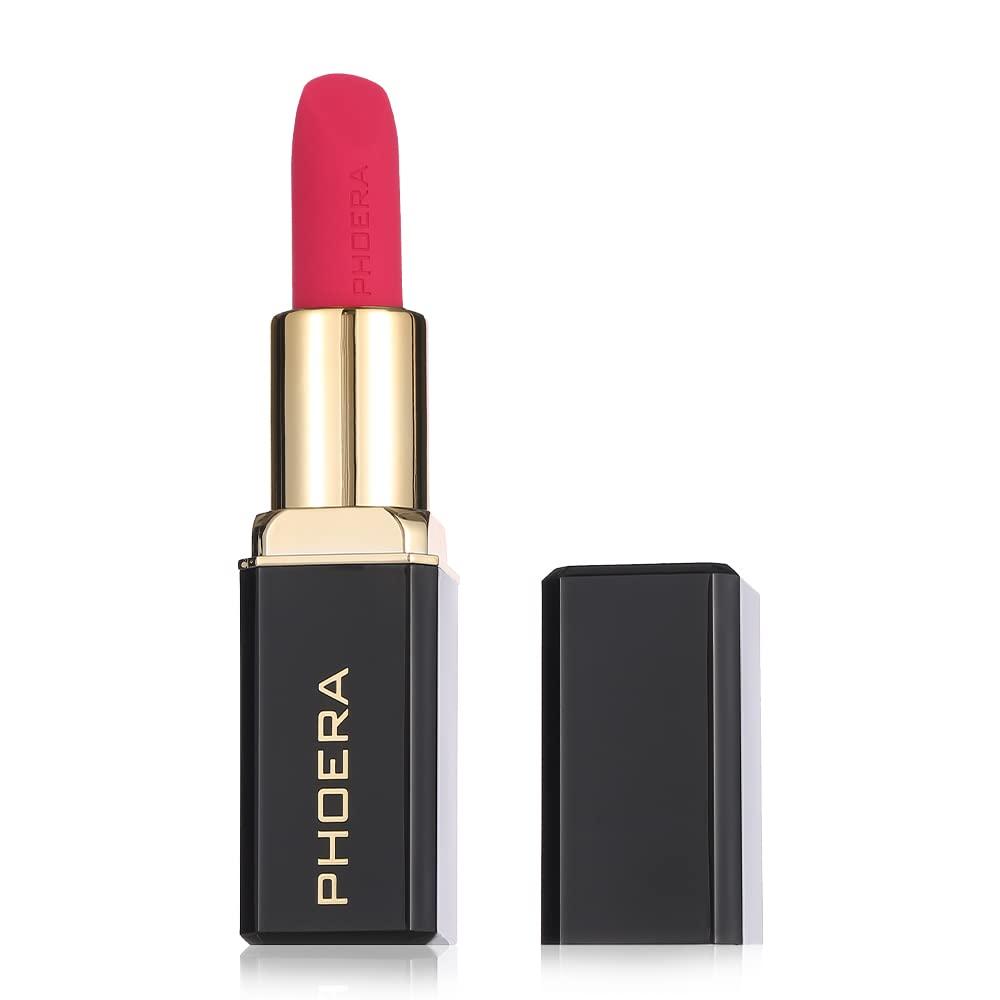 Phoera 24 HRS Non Transfer Matte Lipstick, No Grainy Feeling Lipstick with Long-Lasting Moisturising and Waterproof (09 Eadie)
